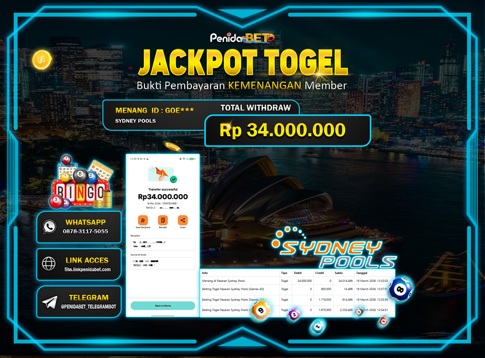 Penidabet : Situs Togel Dan Toto Slot Terpercaya Di Indonesia