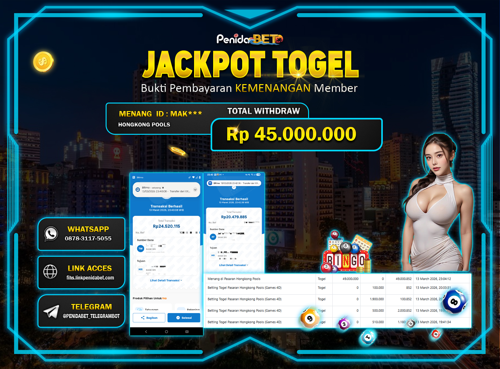 Penidabet : Situs Togel Dan Toto Slot Terpercaya Di Indonesia
