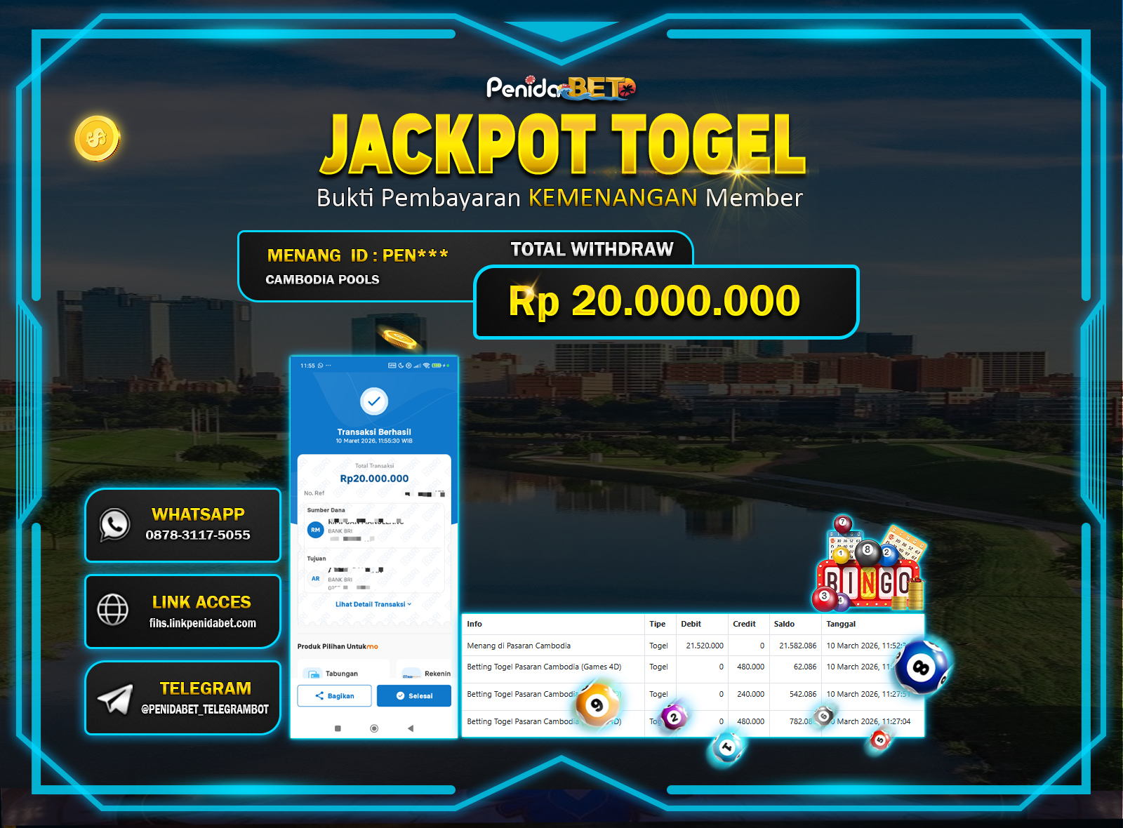 Penidabet : Situs Togel Dan Toto Slot Terpercaya Di Indonesia
