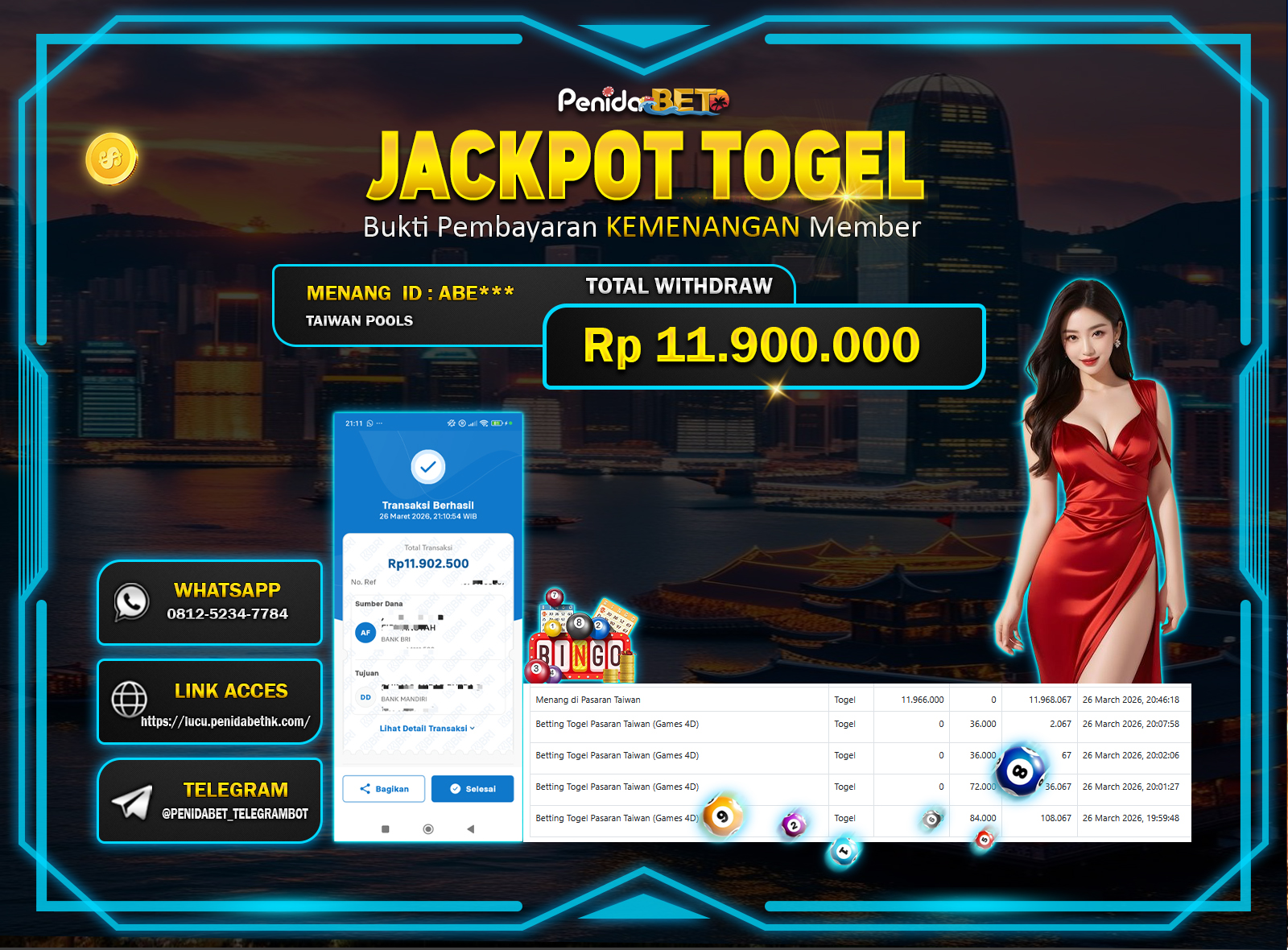 Penidabet : Situs Togel Dan Toto Slot Terpercaya Di Indonesia