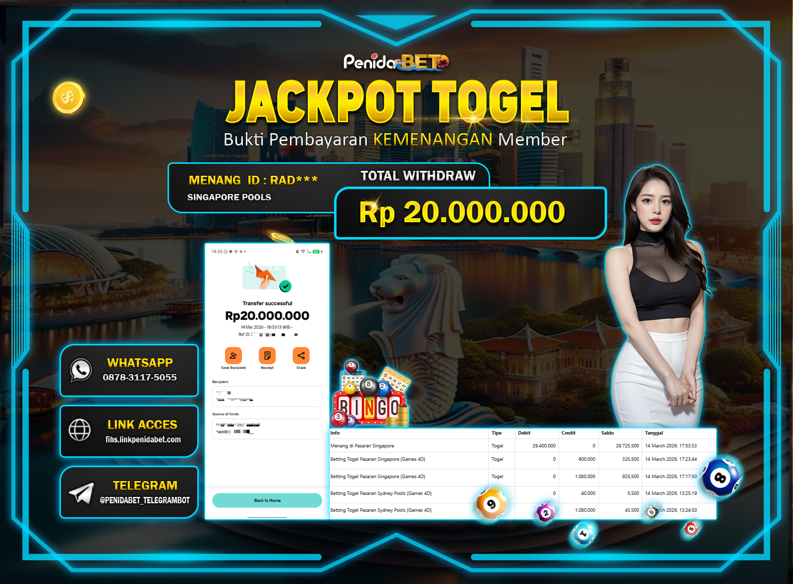 Penidabet : Situs Togel Dan Toto Slot Terpercaya Di Indonesia