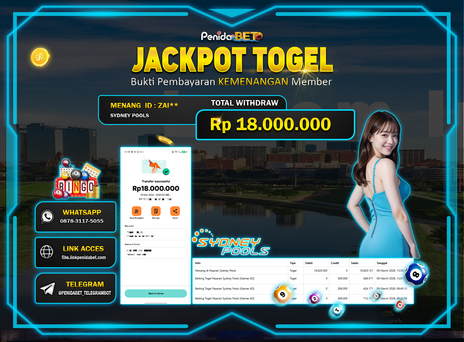 Penidabet : Situs Togel Dan Toto Slot Terpercaya Di Indonesia