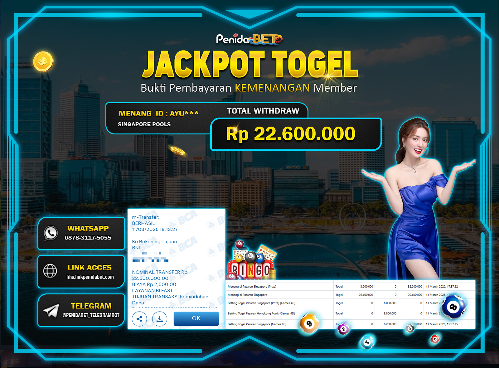 Penidabet : Situs Togel Dan Toto Slot Terpercaya Di Indonesia