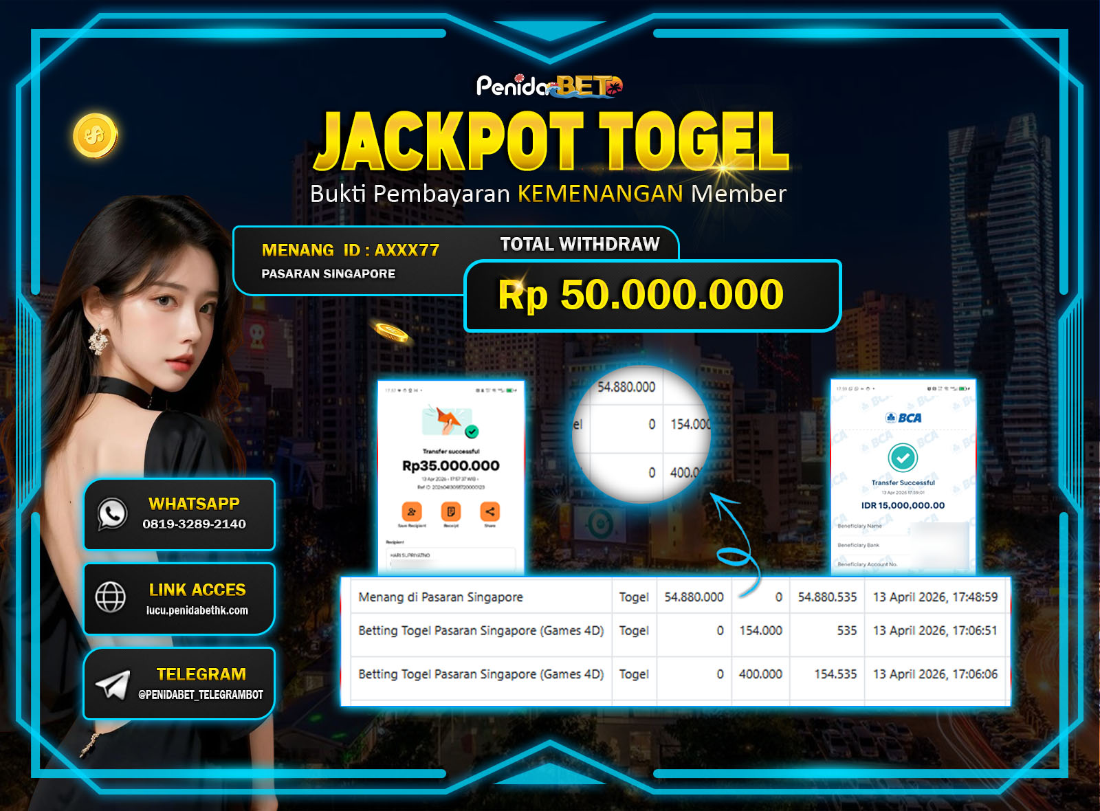 Penidabet : Situs Togel Dan Toto Slot Terpercaya Di Indonesia