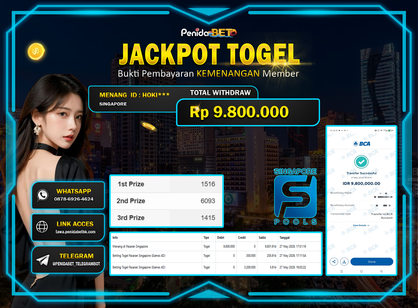 Penidabet : Situs Togel Dan Toto Slot Terpercaya Di Indonesia