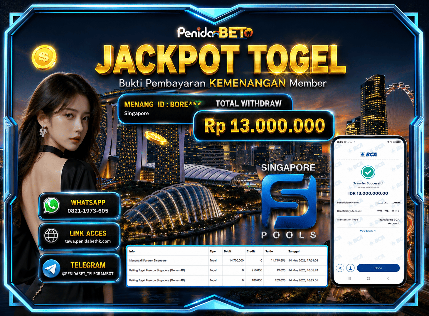 Penidabet : Situs Togel Dan Toto Slot Terpercaya Di Indonesia