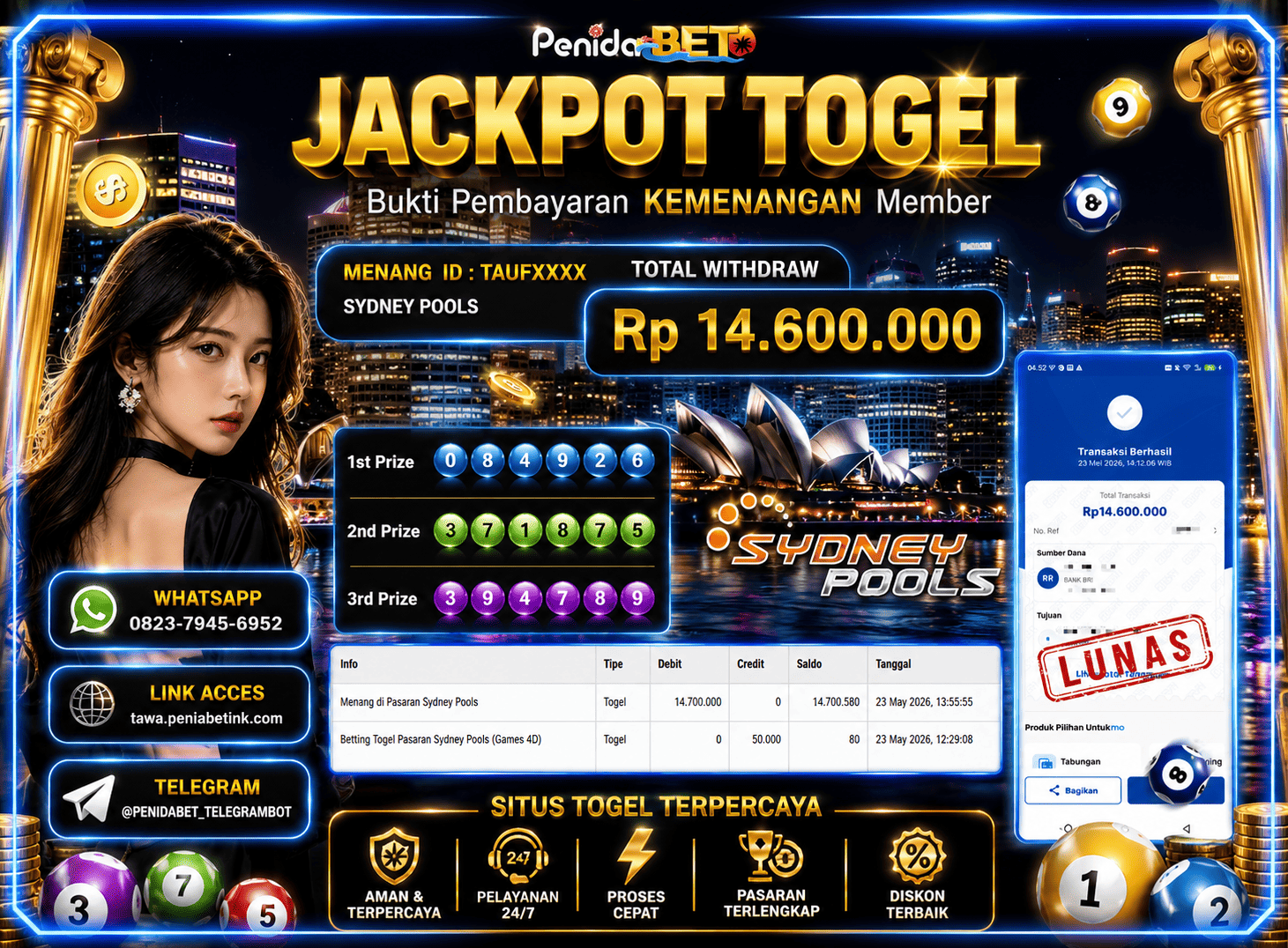 Penidabet : Situs Togel Dan Toto Slot Terpercaya Di Indonesia