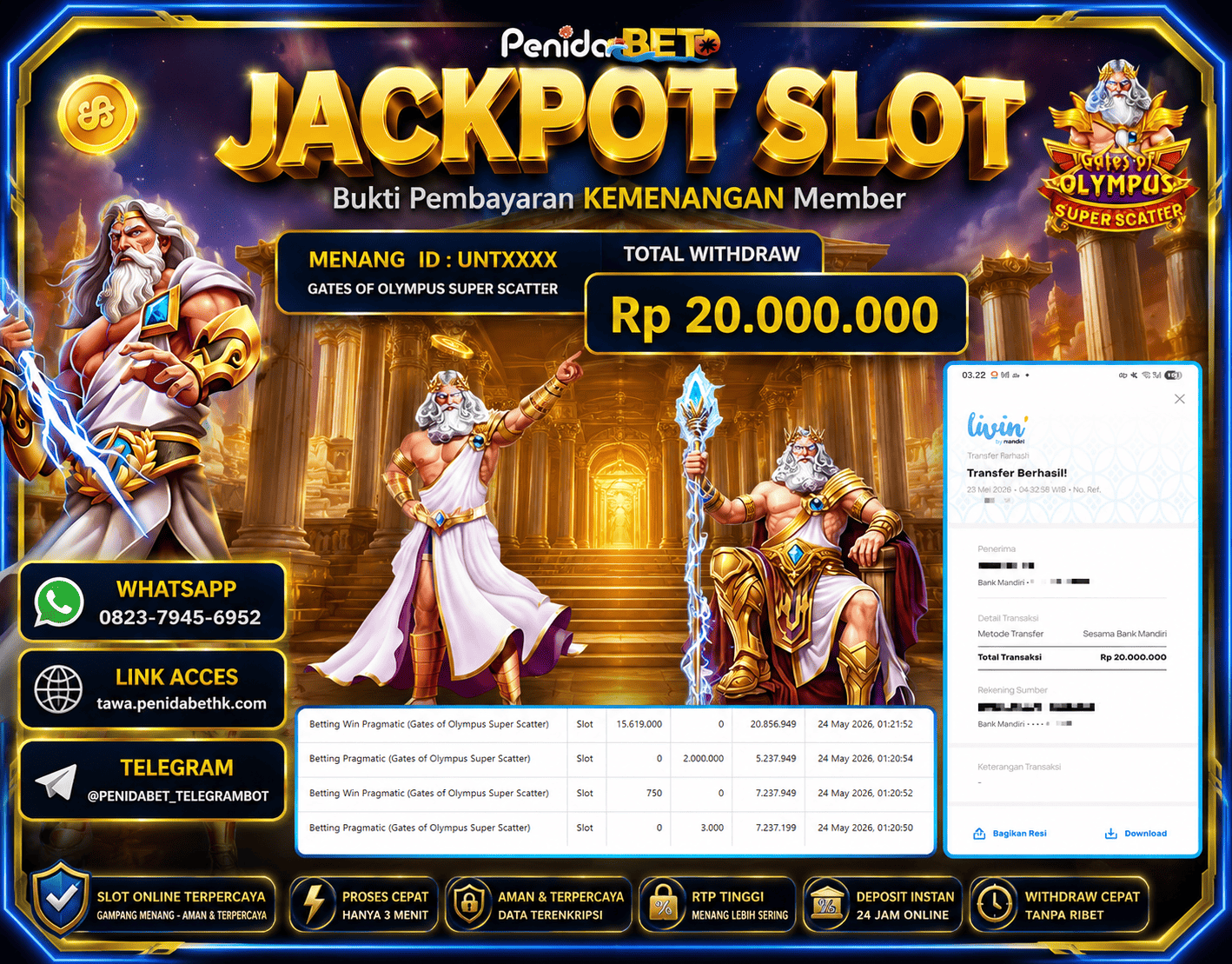 Penidabet : Situs Togel Dan Toto Slot Terpercaya Di Indonesia