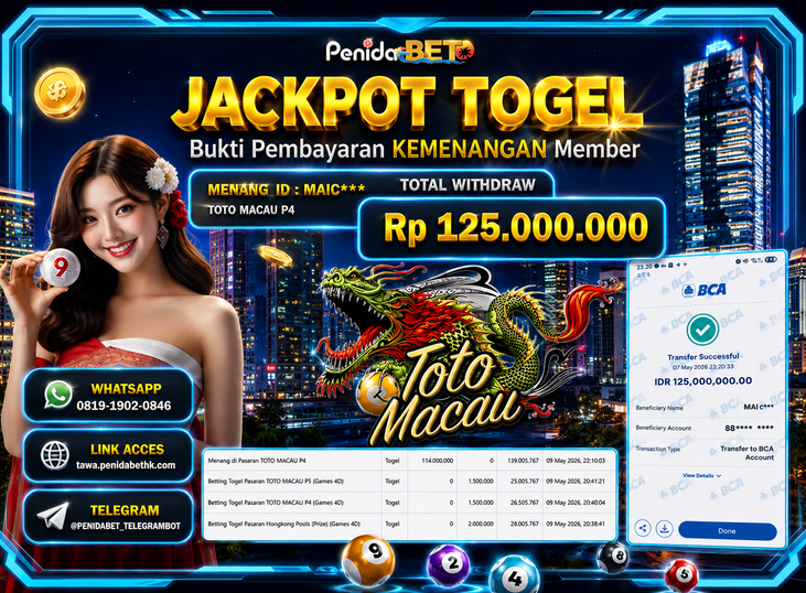Penidabet : Situs Togel Dan Toto Slot Terpercaya Di Indonesia