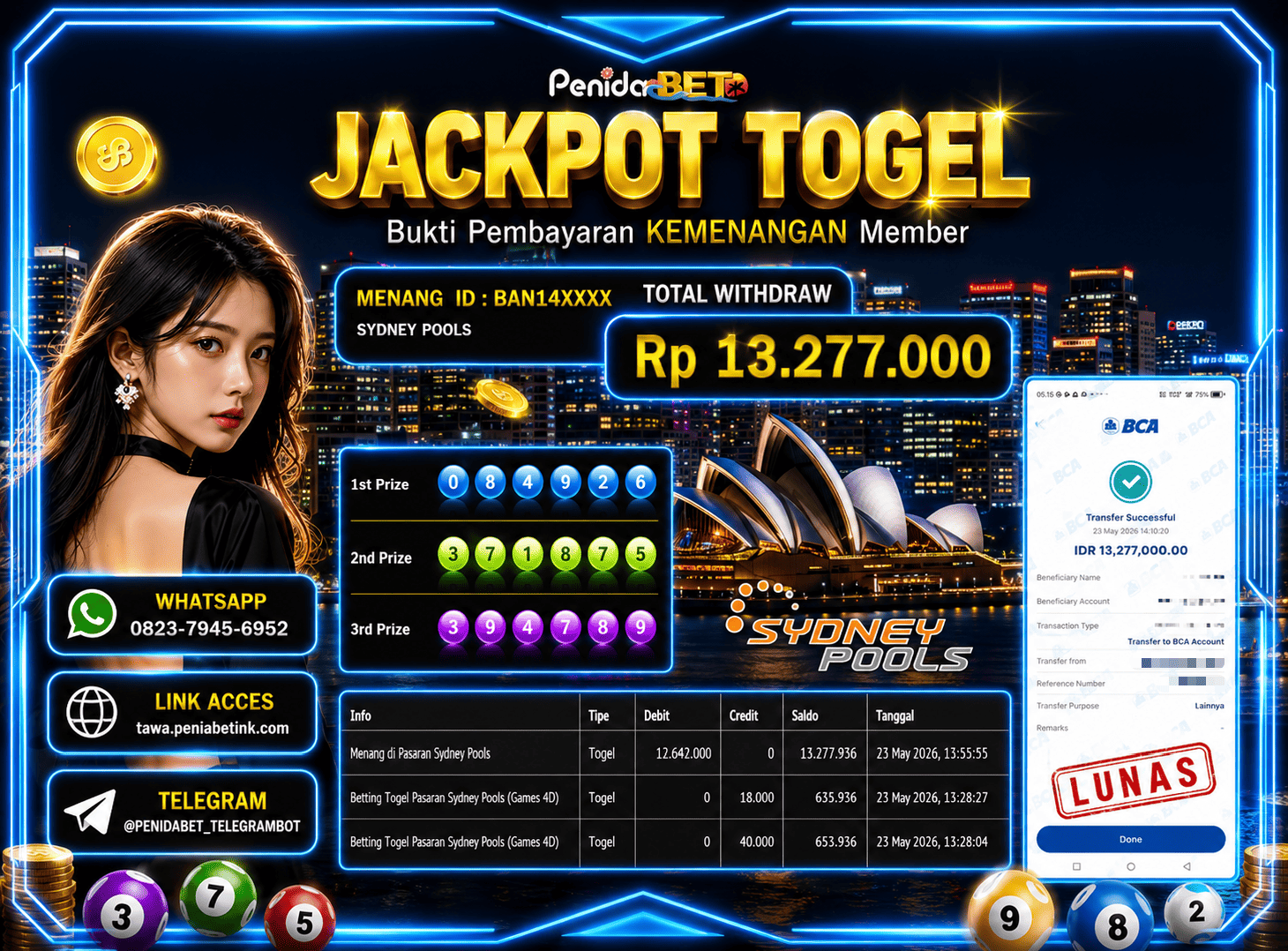 Penidabet : Situs Togel Dan Toto Slot Terpercaya Di Indonesia