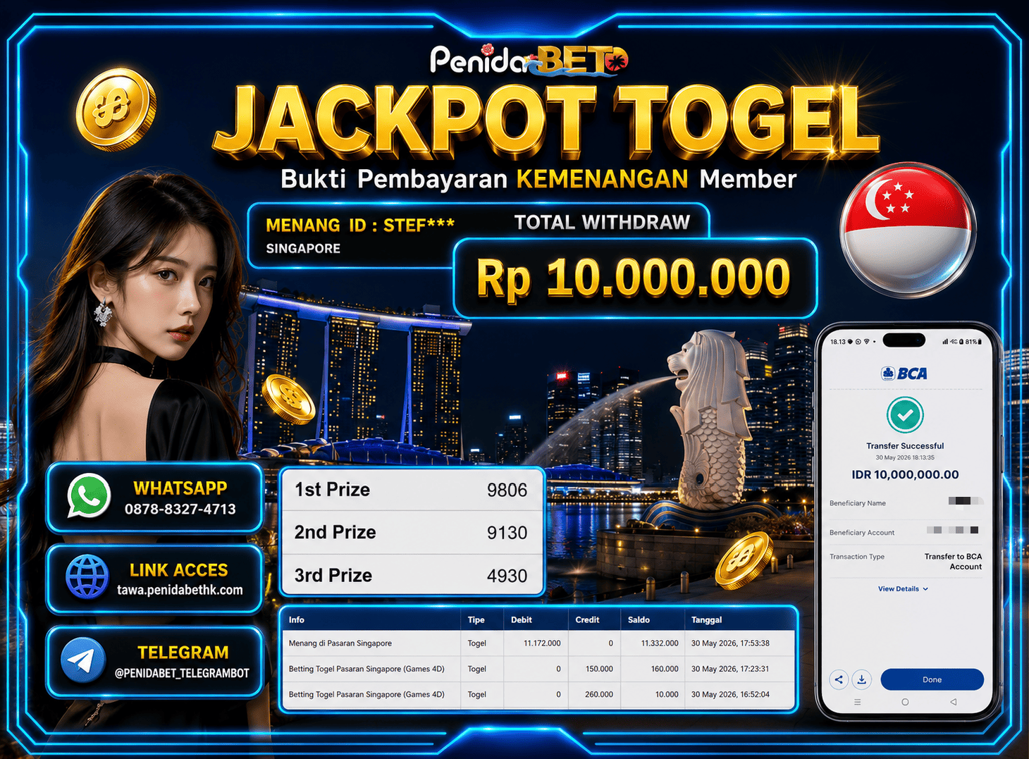 Penidabet : Situs Togel Dan Toto Slot Terpercaya Di Indonesia