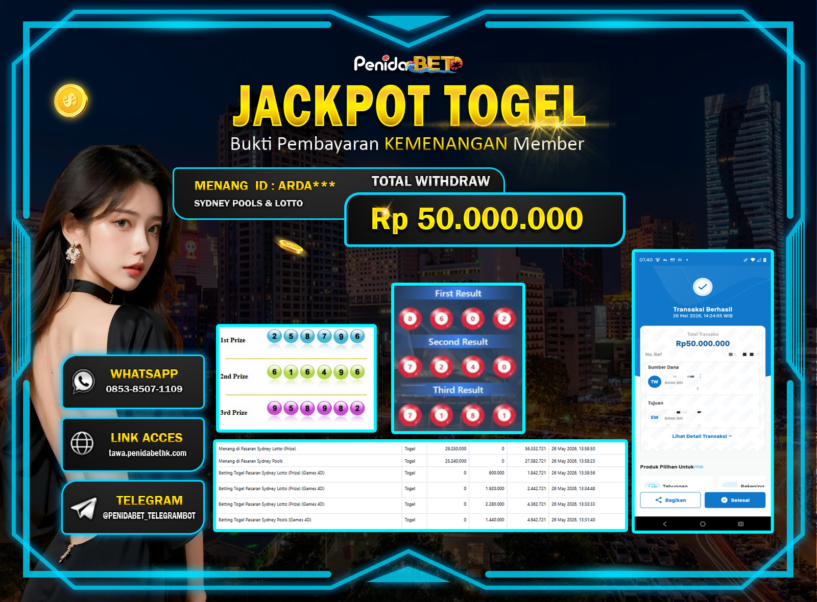 Penidabet : Situs Togel Dan Toto Slot Terpercaya Di Indonesia