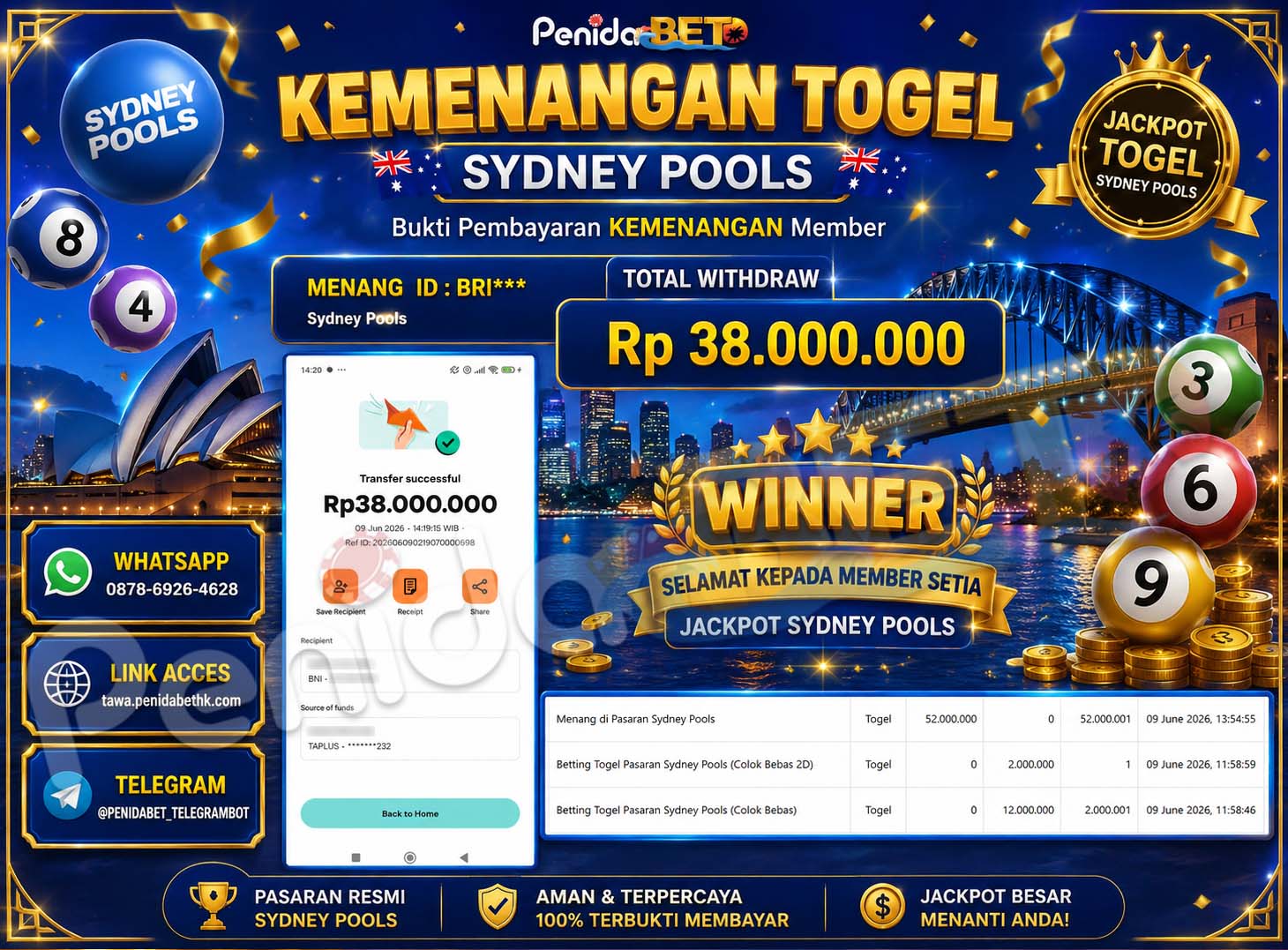 Penidabet : Situs Togel Dan Toto Slot Terpercaya Di Indonesia