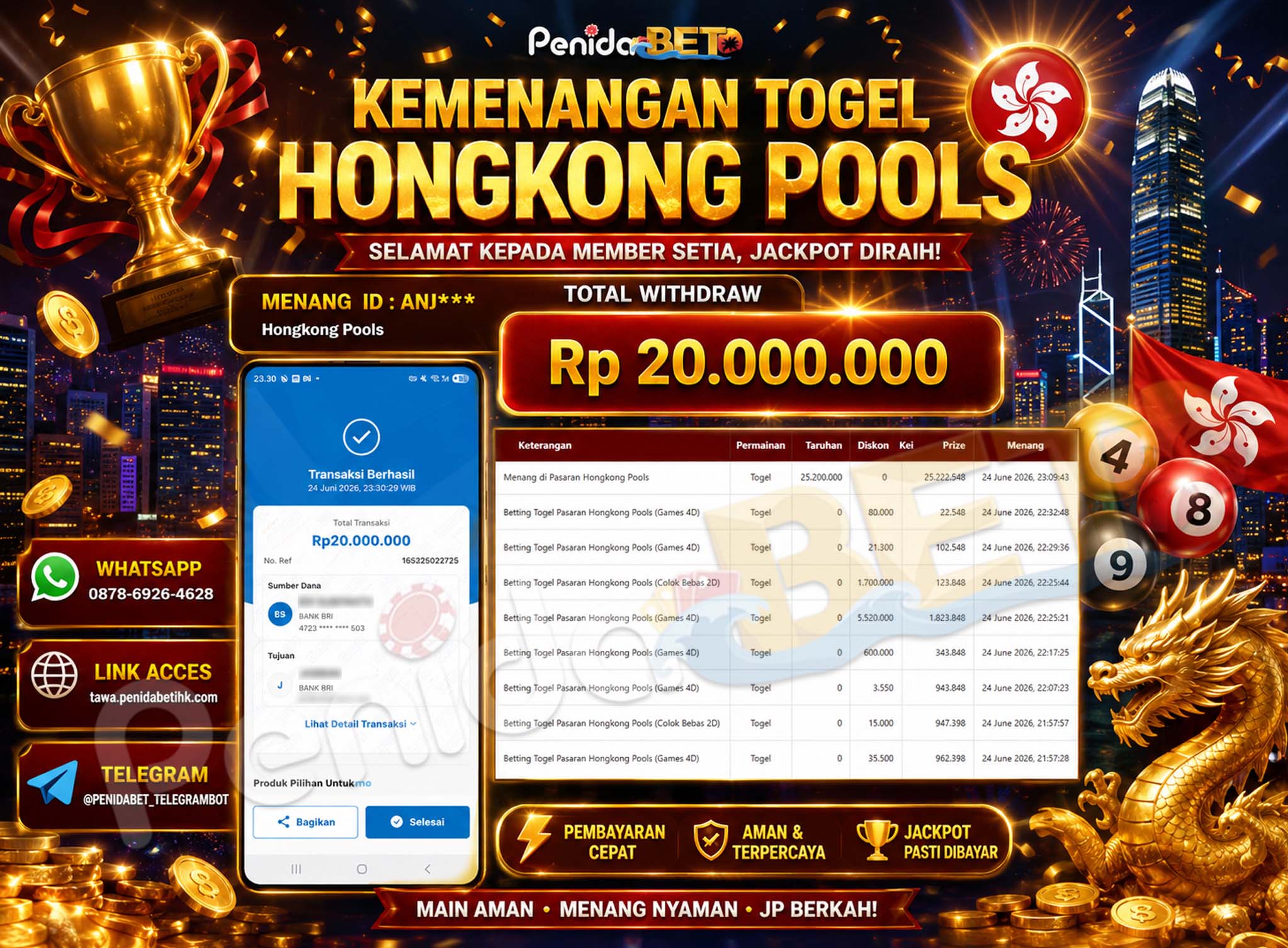 Penidabet : Situs Togel Dan Toto Slot Terpercaya Di Indonesia