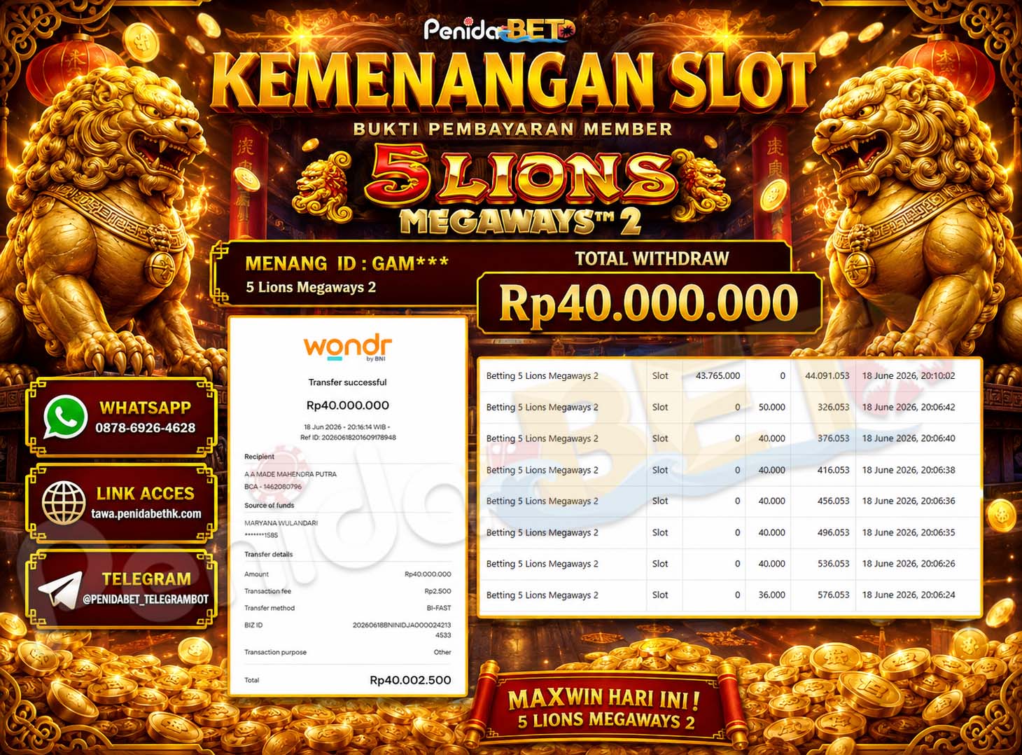 Penidabet : Situs Togel Dan Toto Slot Terpercaya Di Indonesia