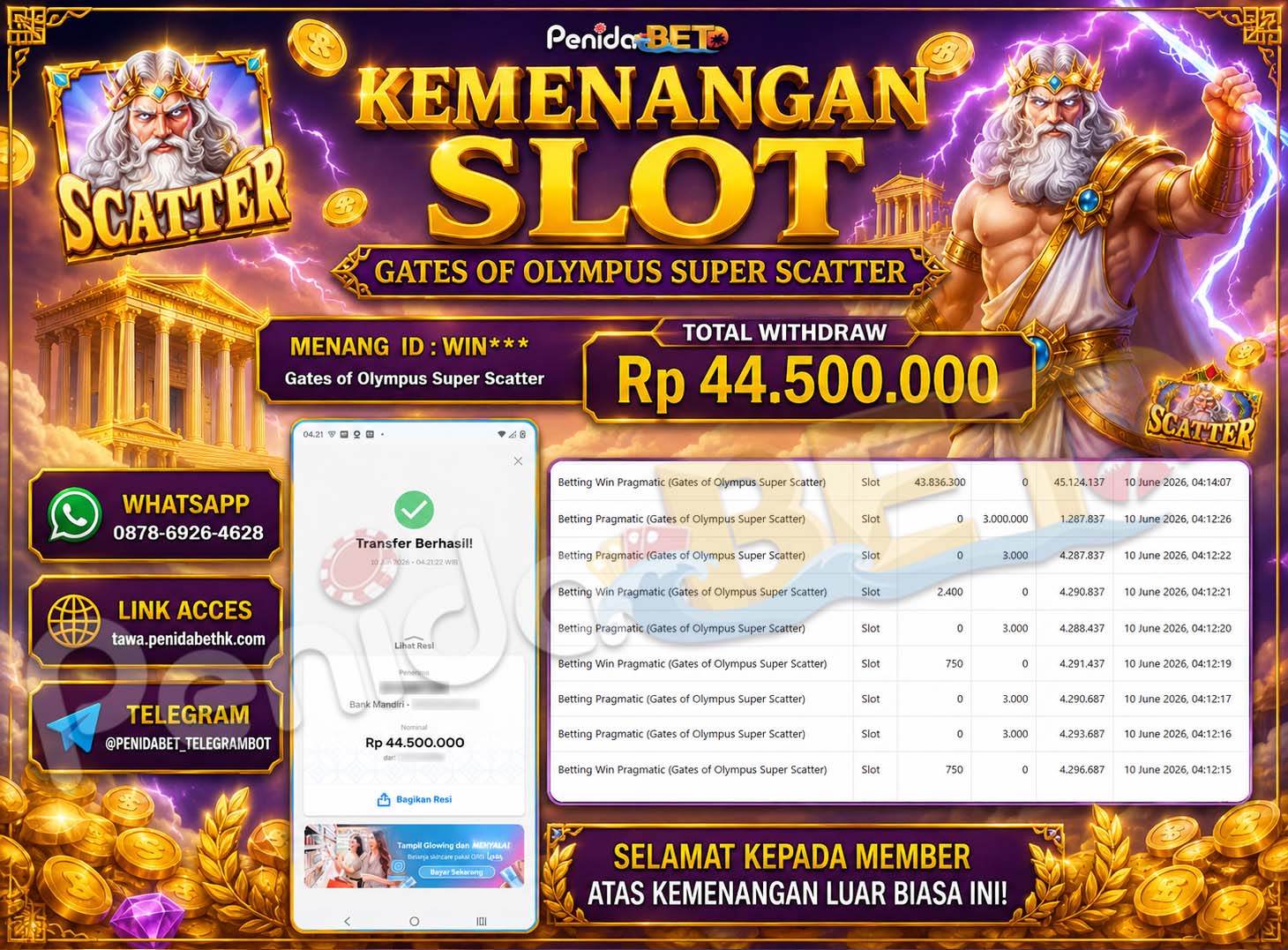 Penidabet : Situs Togel Dan Toto Slot Terpercaya Di Indonesia