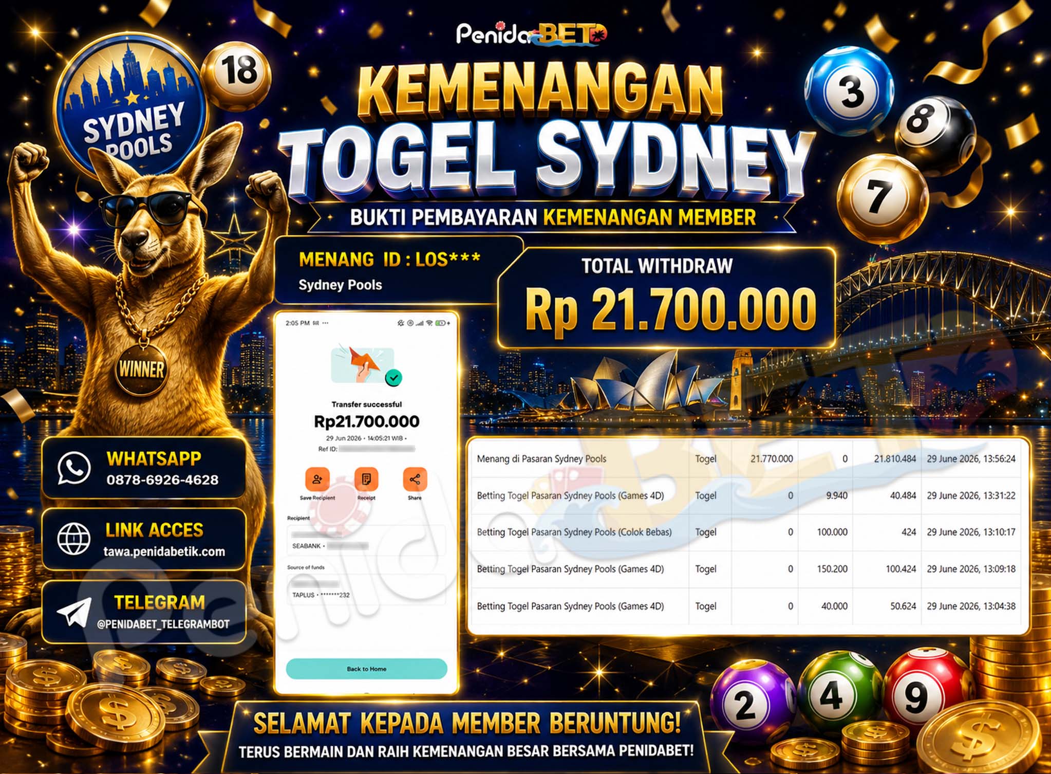 Penidabet : Situs Togel Dan Toto Slot Terpercaya Di Indonesia
