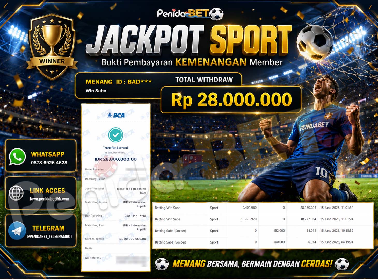 Penidabet : Situs Togel Dan Toto Slot Terpercaya Di Indonesia