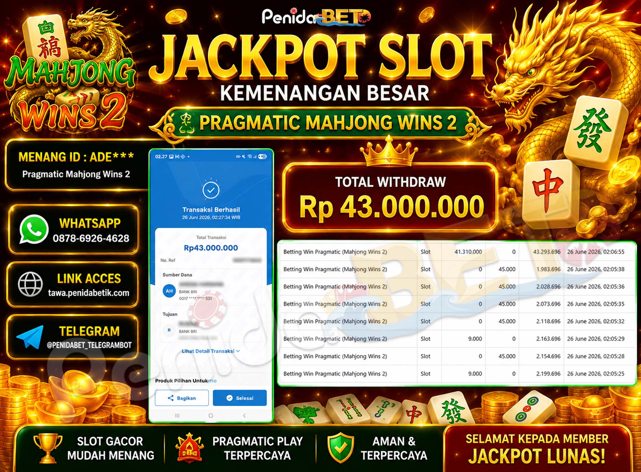Penidabet : Situs Togel Dan Toto Slot Terpercaya Di Indonesia