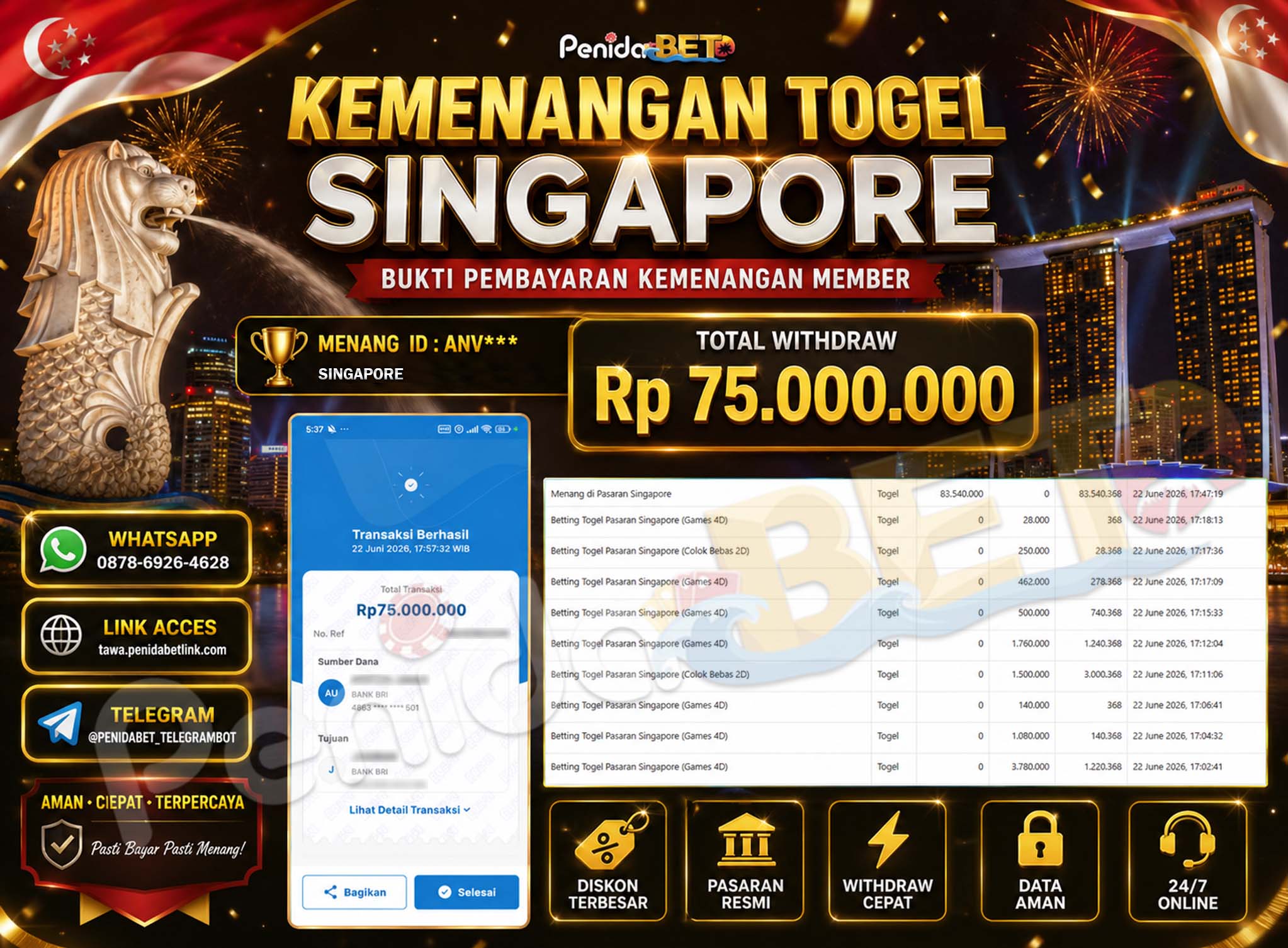 Penidabet : Situs Togel Dan Toto Slot Terpercaya Di Indonesia