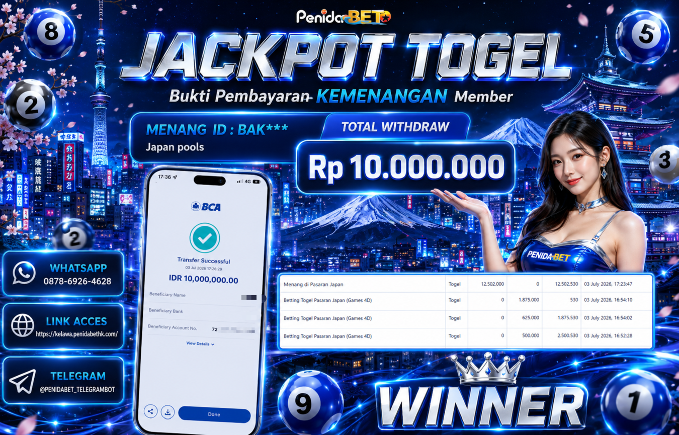 Penidabet : Situs Togel Dan Toto Slot Terpercaya Di Indonesia