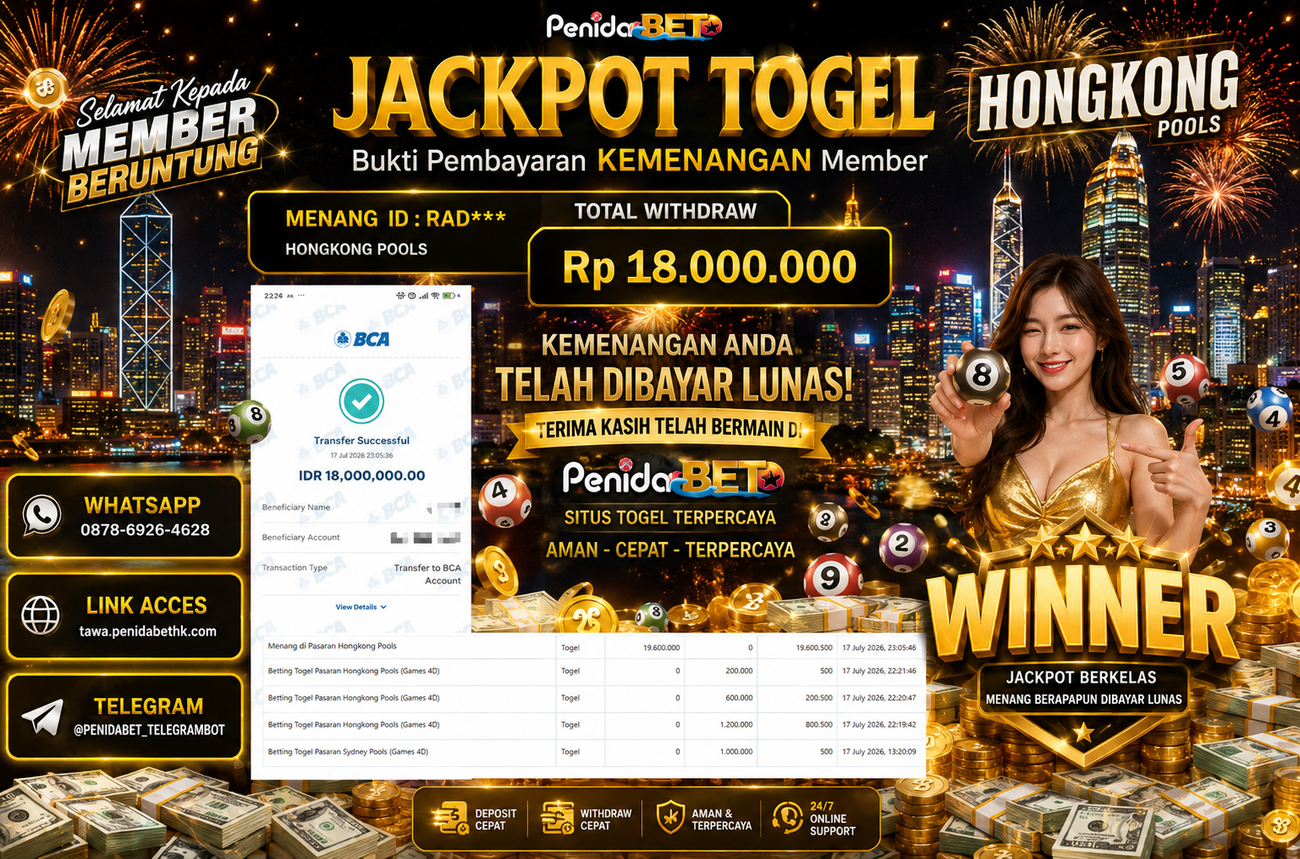 Penidabet : Situs Togel Dan Toto Slot Terpercaya Di Indonesia