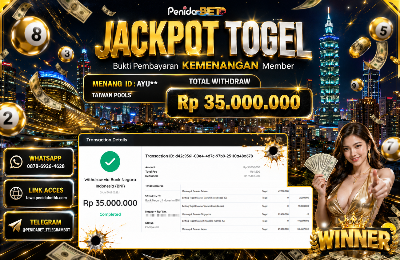 Penidabet : Situs Togel Dan Toto Slot Terpercaya Di Indonesia