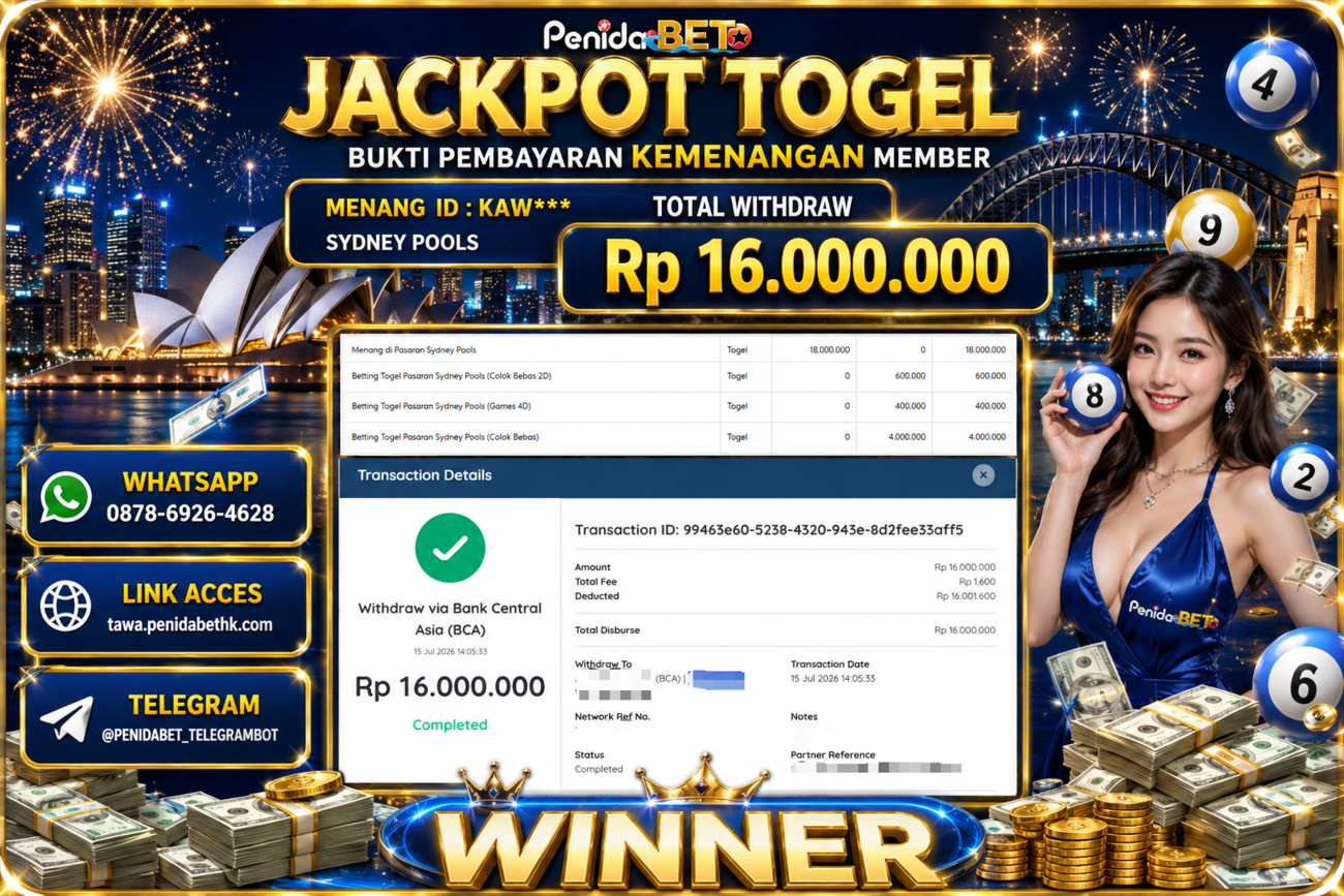 Penidabet : Situs Togel Dan Toto Slot Terpercaya Di Indonesia