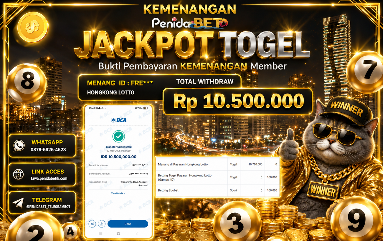 Penidabet : Situs Togel Dan Toto Slot Terpercaya Di Indonesia