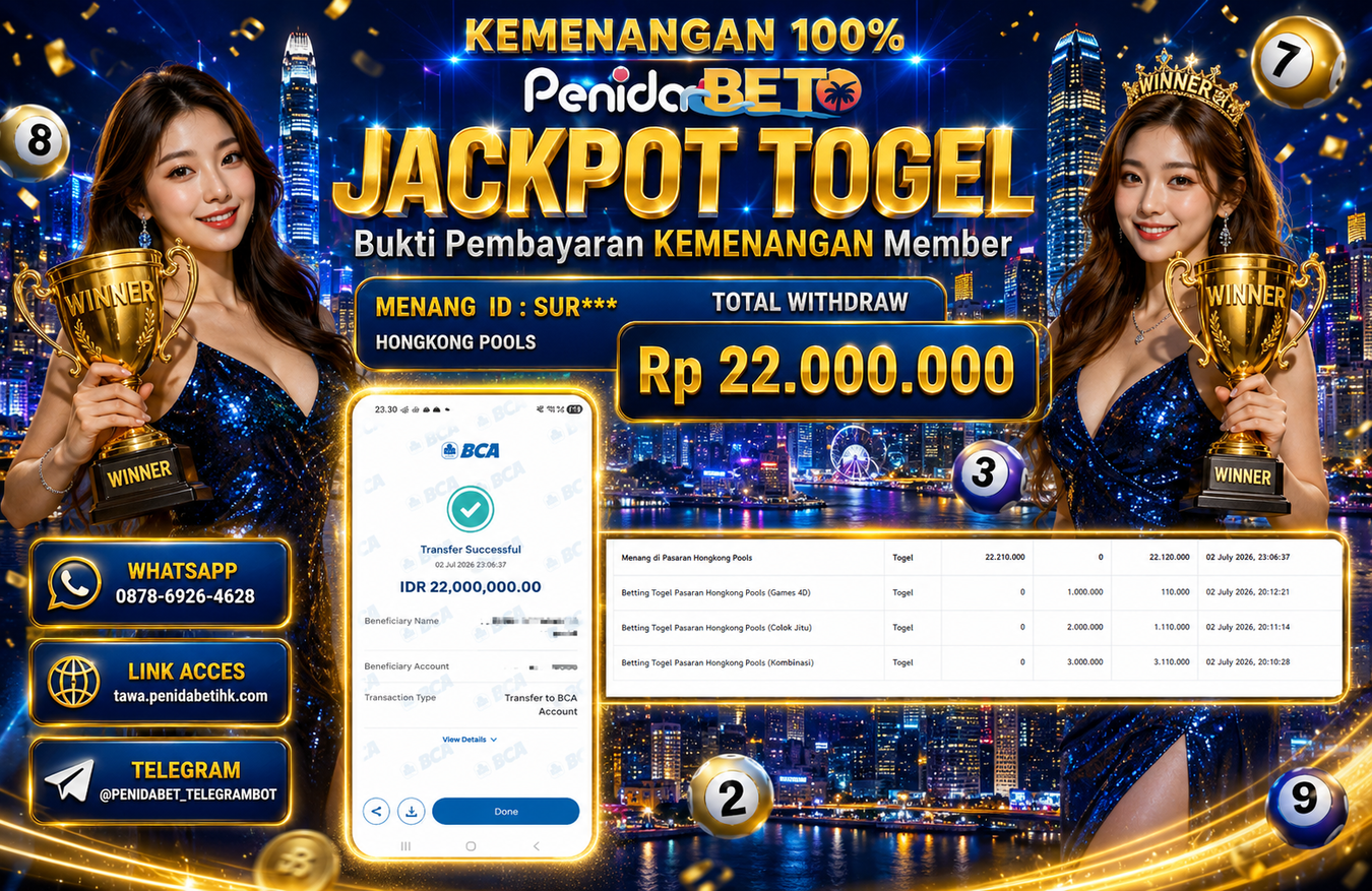 Penidabet : Situs Togel Dan Toto Slot Terpercaya Di Indonesia
