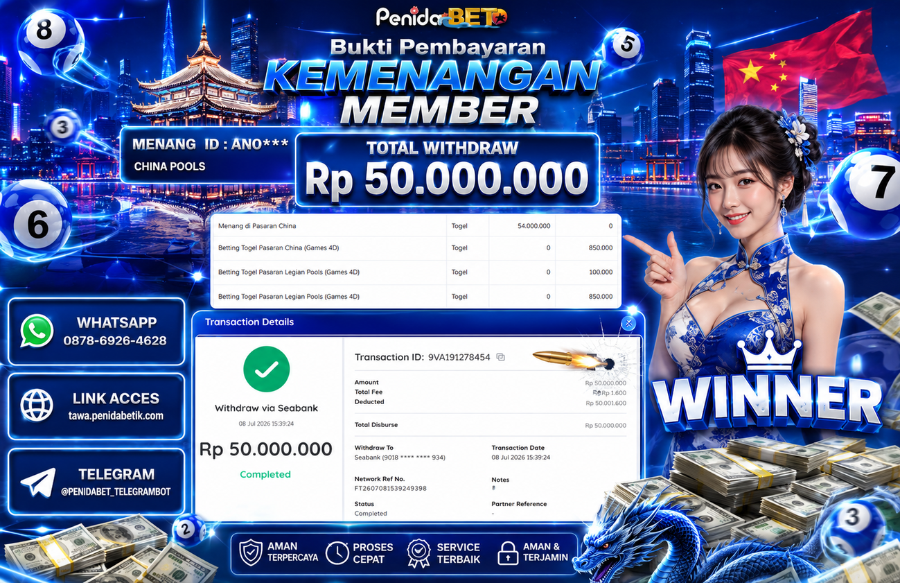 Penidabet : Situs Togel Dan Toto Slot Terpercaya Di Indonesia